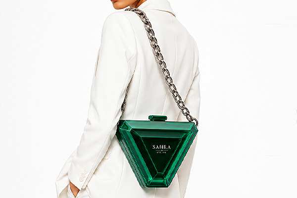 Emerald Prism Clutch has been Awarded Gold, Recognising Its Standout Bag Design
